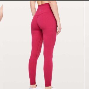 Lululemon Align Pant II Leggings *25" Ruby Red Size 6